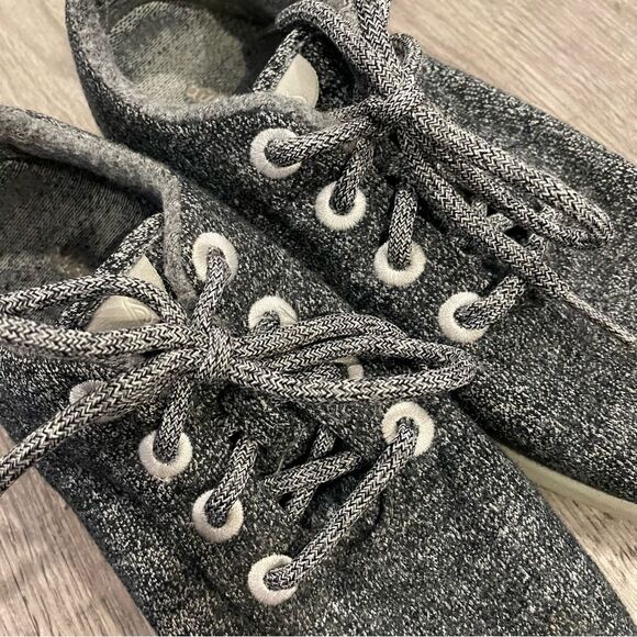 ALLBIRDS The Wool Runners Heathered Gray Wool Sneakers - Picture 7 of 11